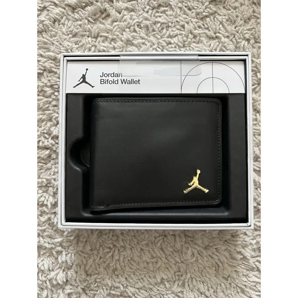 Jordan Jumpman Ingot Bifold Wallet Men’s Black Style MA0819-023 NWT